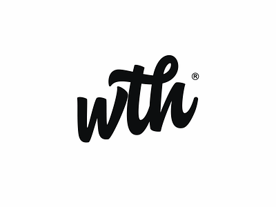 WTH Logo branding design identidade visual identity logo logomark logotipo logotype marca mark