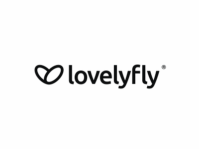 Lovelyfly Logo branding design graphic design logo logomark logotipo logotype marca mark