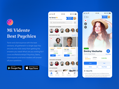 MI Vidente Application UI/UX - Daily UI