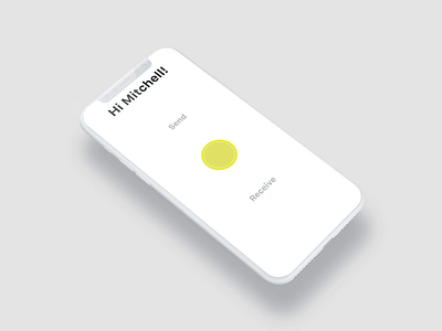 Send&Receive UI contact interaction money payment receive send ui ux