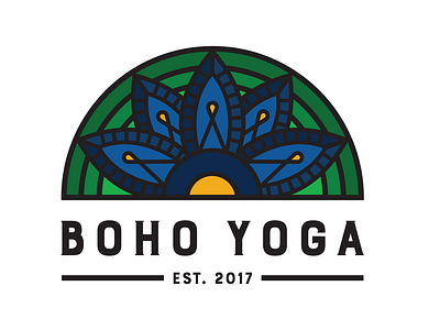 Boho Yoga Logo and Website design