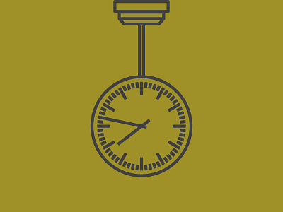 Philco Clock branding identity illustration logo vector