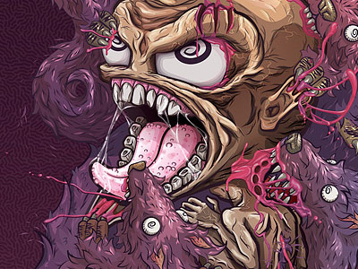 Devour character character design devour illustration monster vector wolf