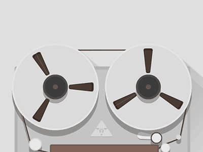 Trident Cloud animation gif music flat flash ios app reels record