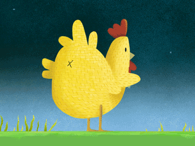 Cockerel animation book character chicken lemonade lostmyname new book