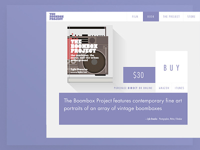 Boombox Project creative design designer digital freelance freelancer interactive interactive design ui ux web design