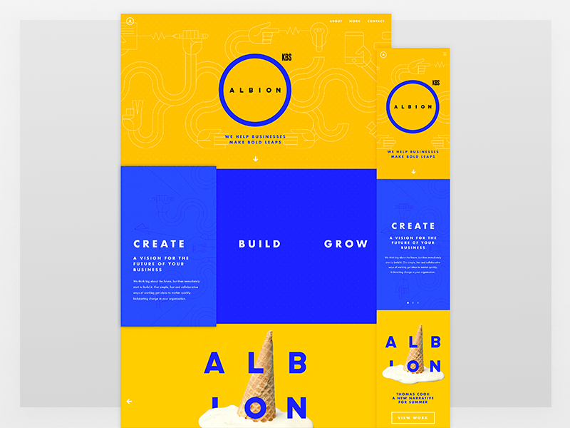 albion web print