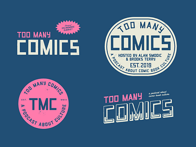 Too Many Comics - Logo Set