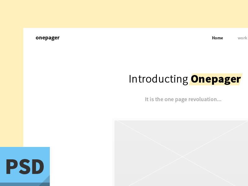 simple one page design onepager freebie psd simple clean onepage portfolio template