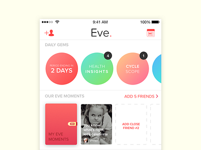 Eve Moments eve gems glow period snapchat