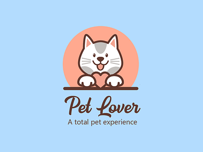 Pet Lover adorable animal cat character couple cute cute mascot design dog download drawing friend friendly funny fur happy heart illustration kittie pet love