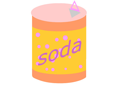 A can of soda simple soda can vector