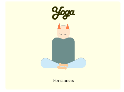buisness card for yoga group