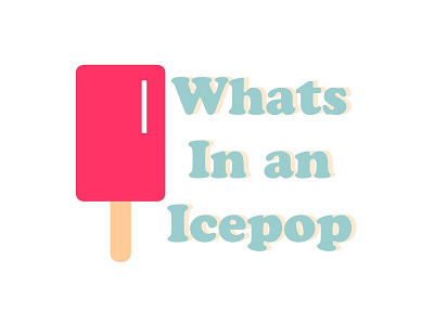 Whats in our icepop brand design ice cream icepop illustration