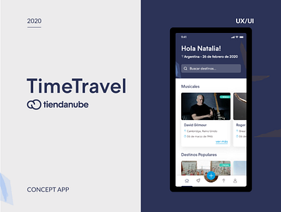 TimeTravelApp | UX/UI design app design interaction interface ui user experience ux