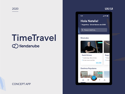 TimeTravelApp | UX/UI design