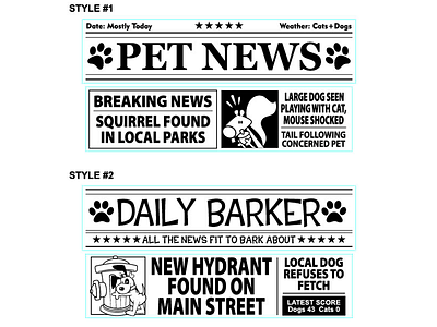 Dog Newspaper Designs 1of3 arrrggghhh cute dogs humor pets pettoy productdesign puppy vinyl vinyltoy