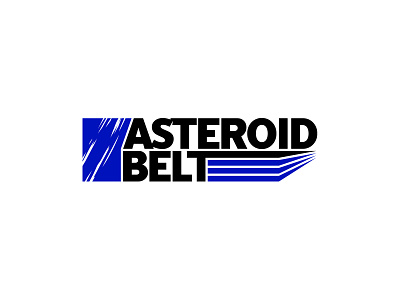 Asteroid Belt Logo branding logo logo design logotype type typedesign typeface vector