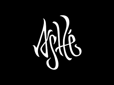 Ashé Logo brand design branding custom lettering lettering lettering logo logo logo design logotype vector