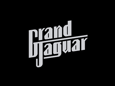 Grand Jaguar Logo brand design branding custom lettering design lettering logo logo design logotype