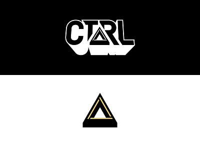 CTRL Logo brand design branding custom lettering logo logo design logomark logotype