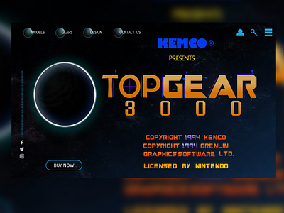 Top Gear 3000 Interface Concept