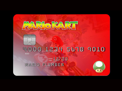 Interface Concept Credit Card Mario Kart