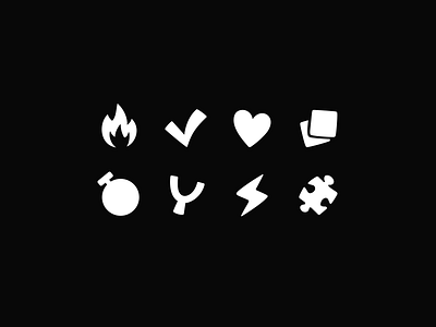 Gametype icons adaptive gamification icon icon design illustration ui vector visual design