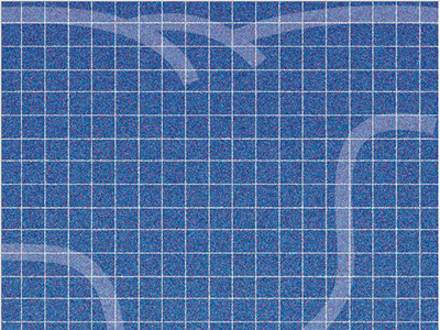 Tennis blue grain grid overlay