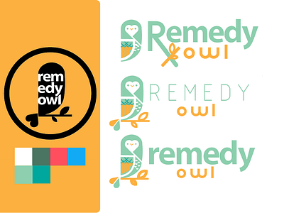 Remedy Owl Mark and Logo/Text