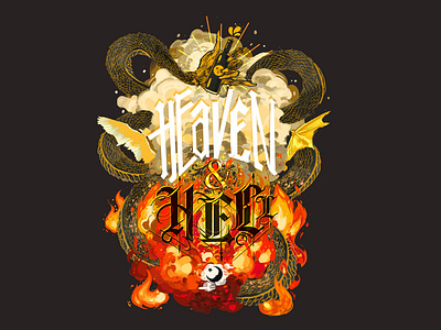 Heaven and Hell Stout Label