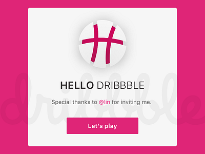 First Debuts ball debut dribbble first shot thanks