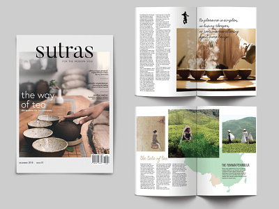 Sutras Magazine design editorial editorial design graphic design print design
