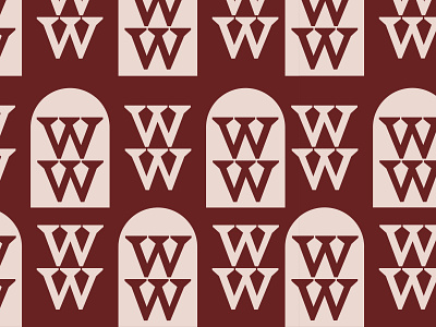 Pattern for Water to Wine restaurant concept brand identity branding branding design design graphic design pattern design