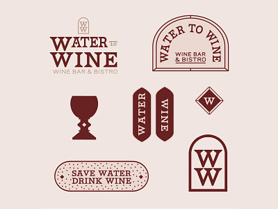 Water to Wine Brand Identity Concept