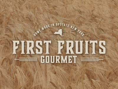 First Fruits Gourmet - a woman owned baked goods company brand identity branding branding design design graphic design logo logo design