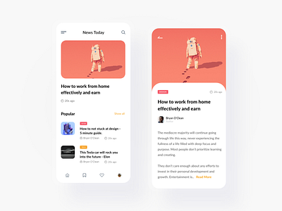 News App Design