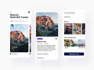 Travel App Design 2