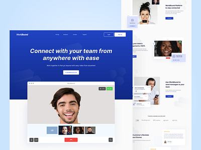 WorkBound Landing Page Design 2