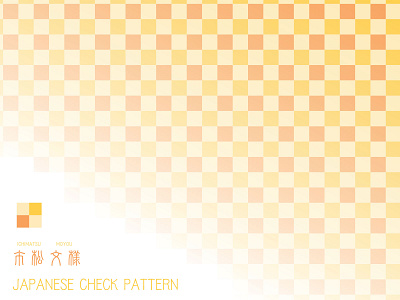 Japanese Traditional Pattern "ICHIMATSU MOYOU"