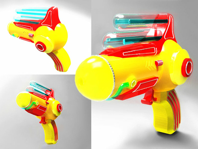 Watergun - Keyshot keyshot solidworks