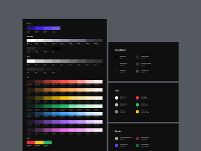 Design System - Color Tokens color tokens colors design system palette visual system