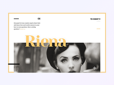 TO NIGHT 9 black blog classic clean desktop flat magazine minimal ui webdesign