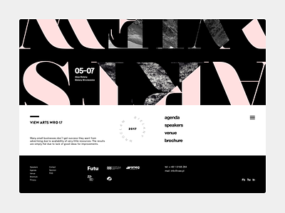 View Arts black clean dark ecommerce flat minimal minimalism minimalist ui webdesign