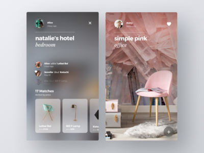 ai shopping ai app fluent interior ios mobile shopping ui ux