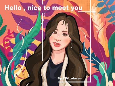 Try something new beauty color design illustration ui