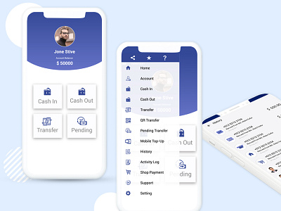 Money Transfer Mobile App Design app design designeremrul emrul ui ui kit ui pack ux