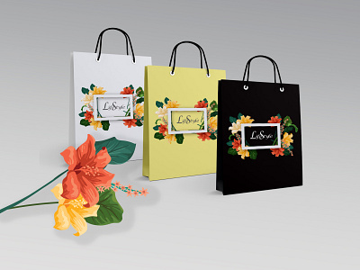 Shopping Bag Design bag design branding design designeremrul emrul emrul canvas packaging design shopping bag