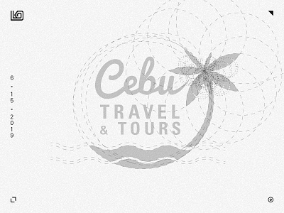 Cebu Travel and Tours Logo Design Process branding design golden ratio logo logo design logodesignprocess modern tours travel tropical