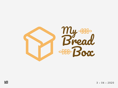My Bread Box Logo brand bread breadbox golden ratio logo logo design